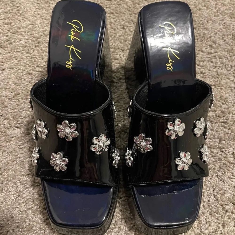 Dolls Kill Black Platforms